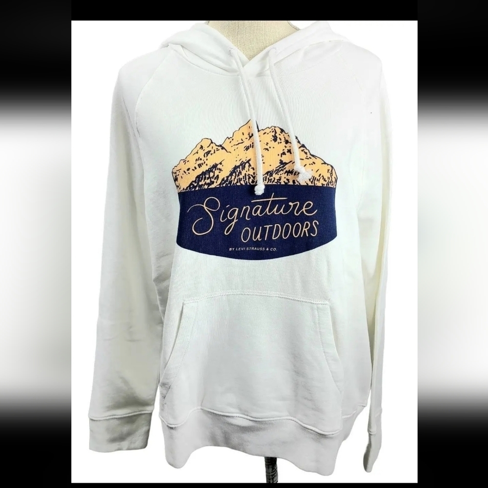 Vintage Signature by Levi Strauss Gold Label Women's Outdoor Graphic Hoodie - Picture 2 of 4